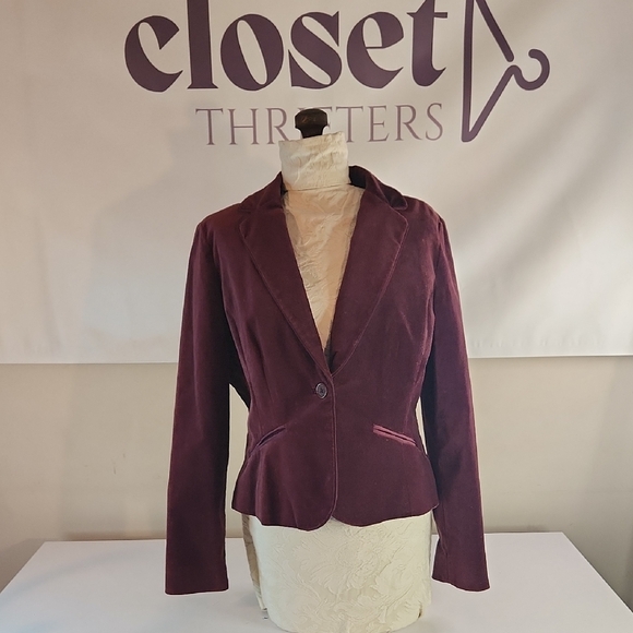 Tommy Hilfiger Jackets & Blazers - Tommy Hilfiger Women's Dark Red Blazer